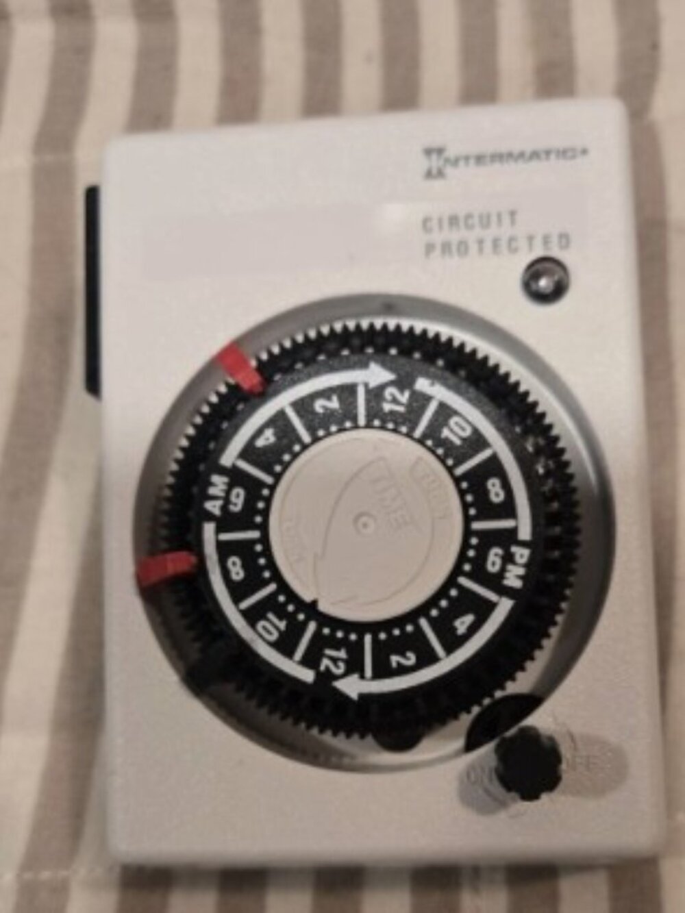 Intermatic EG 1203T Timer, Mechanical, 20A, Plug In USA Made 2500 Watt